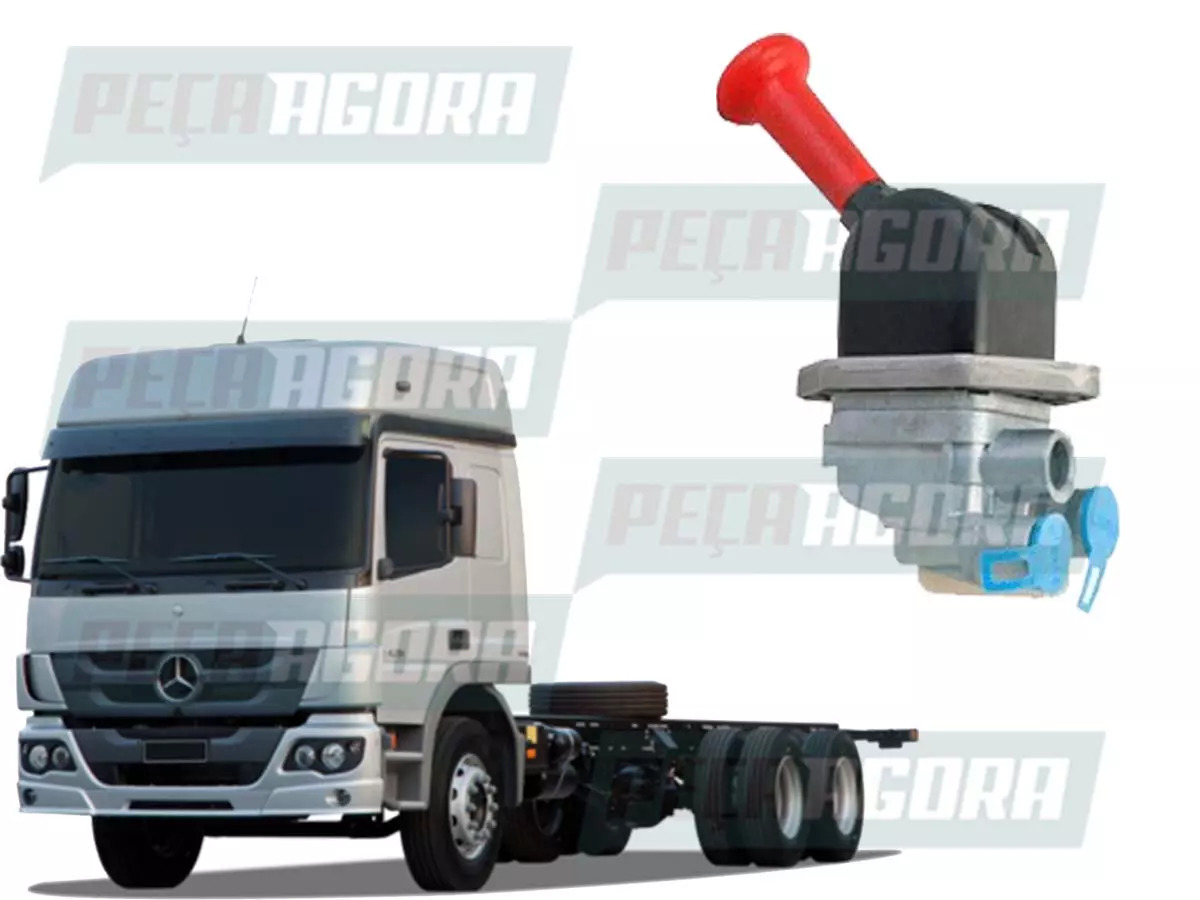 MANECO VALVULA FREIO MAO MB ATEGO 1315 1418 1518 1718 1725 AXOR 1933S 2425 2533 