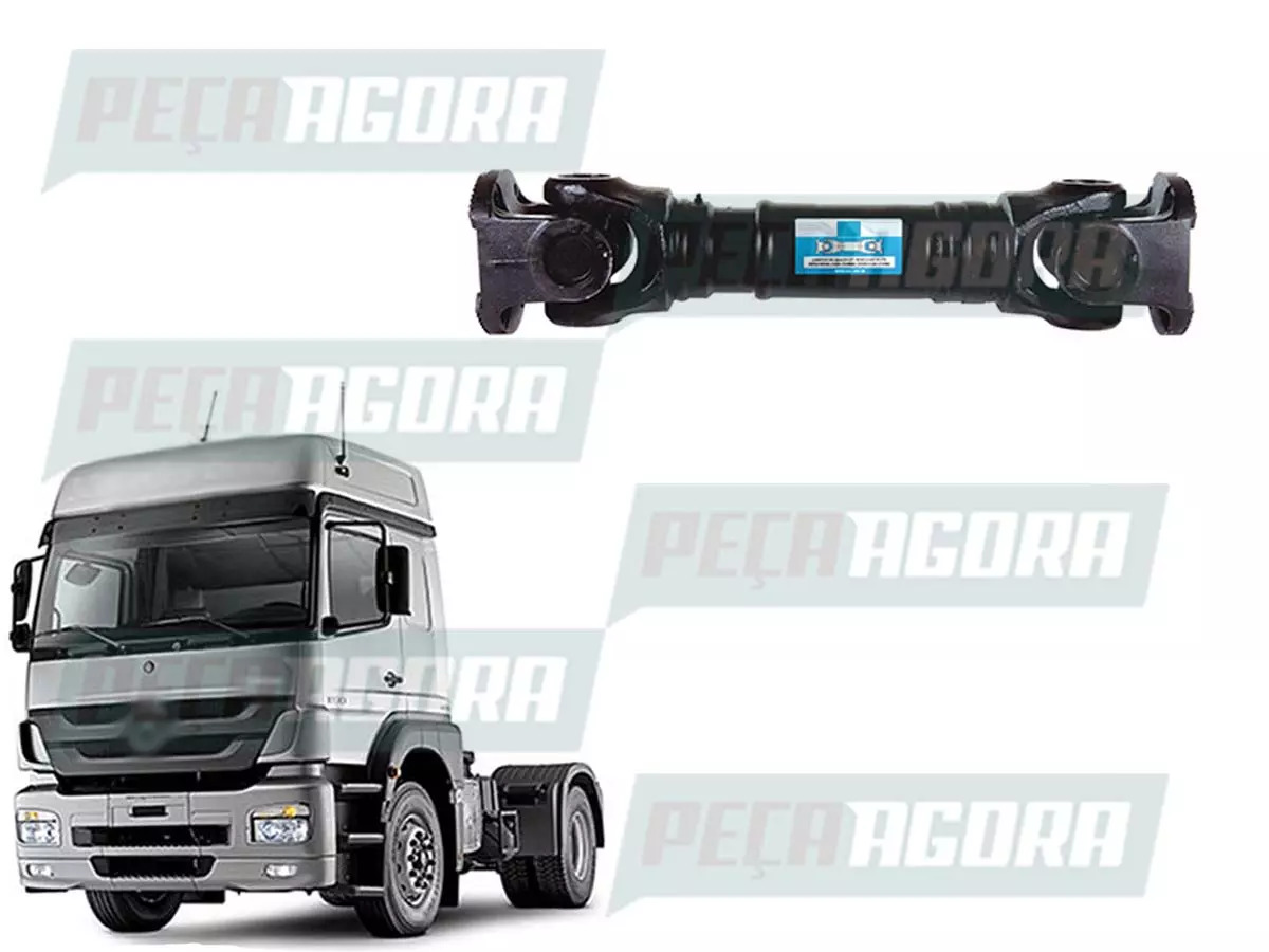 CARDAN COMPLETO ENTRE EIXOS MERCEDES AXOR 2640S 2644S SEM EIXO REDUTOR (97441019