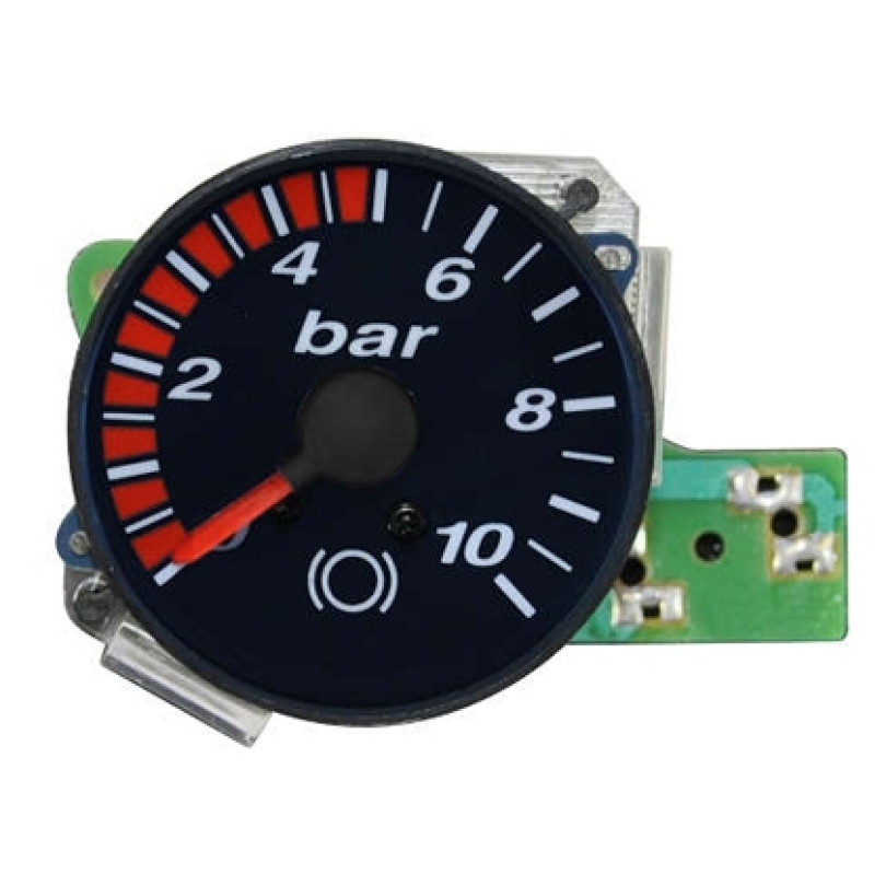 MANOMETRO DUPLO PRESSAO AR PRETO 0-10 BAR VW CAMINHoES 17210 OD / 8120OD / 8150O