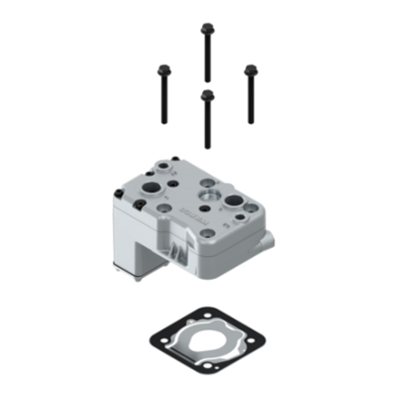 CABECOTE COMPRESSOR AR MOTOR MAN D08 ( WABCO) VOLKSWAGEN CAMINHAO 13-190E WORKER