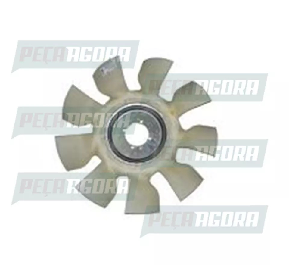 HELICE RADIADOR MOTOR 9 PAS VW 8150E 9150E USA VISCOSA TJ3 121431 4 FUROS (2R012