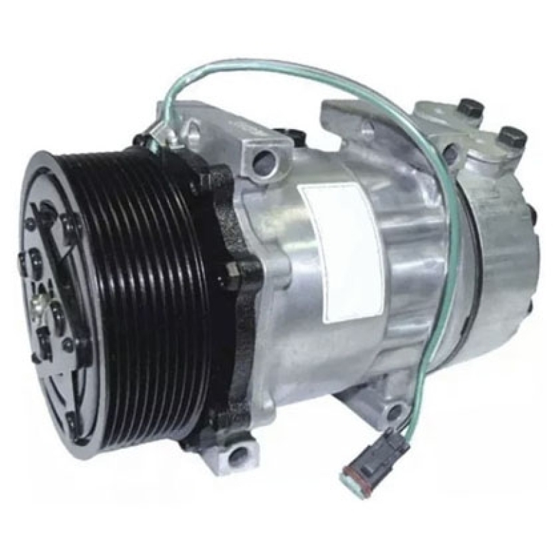 COMPRESSOR AR CONDICIONADO COM EMBREAGEM SCANIA CAMINHOES SERIE 4 K 124 / P124/ 