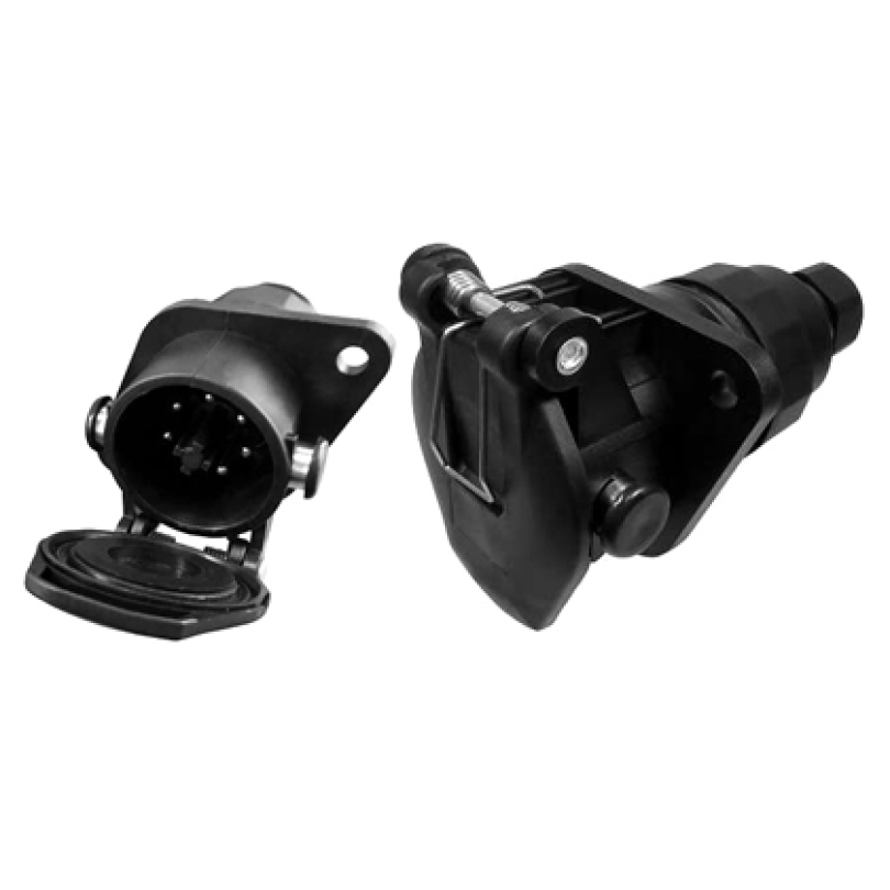TOMADA ELETRICA ENGATE FEMEA 7 POLOS BIVOLT (NYLON) CARRETA ABS / RASTREADOR E E
