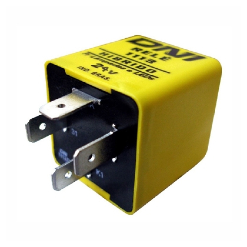 RELE PISCA HIBRICO 24V P/ LEDS 120W UNIVERSAL P/ LANTERNAS, LAMPADAS COMUNS E LE