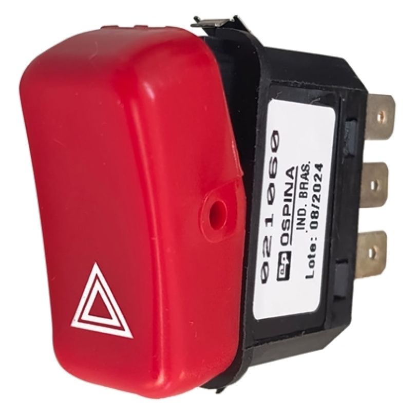 INTERRUPTOR DE EMERGENCIA 24V MBB / AGRALE / MARCOPOLO CAMINHAO E ONIBUS - ( PIS