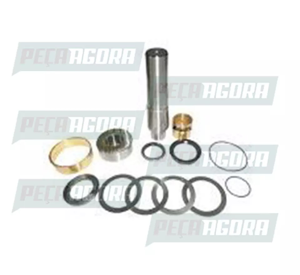 EMBUCHAMENTO MONTADO PARA SCANIA SERIE 4 ASSENTO DO PINO BUCHA BRONZE LADO  (550