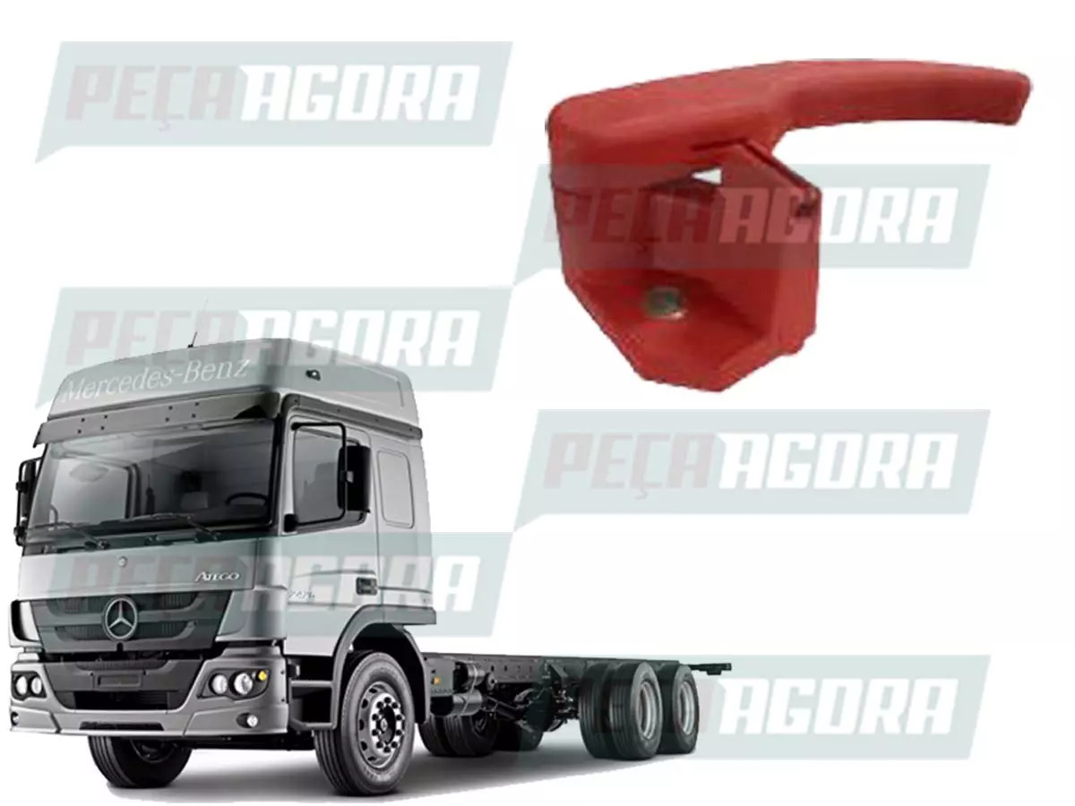 ALAVANCA BASCULAR CABINE SEM CABO MERCEDES BENZ ATEGO 1315 1418 1518 1718 1723 1