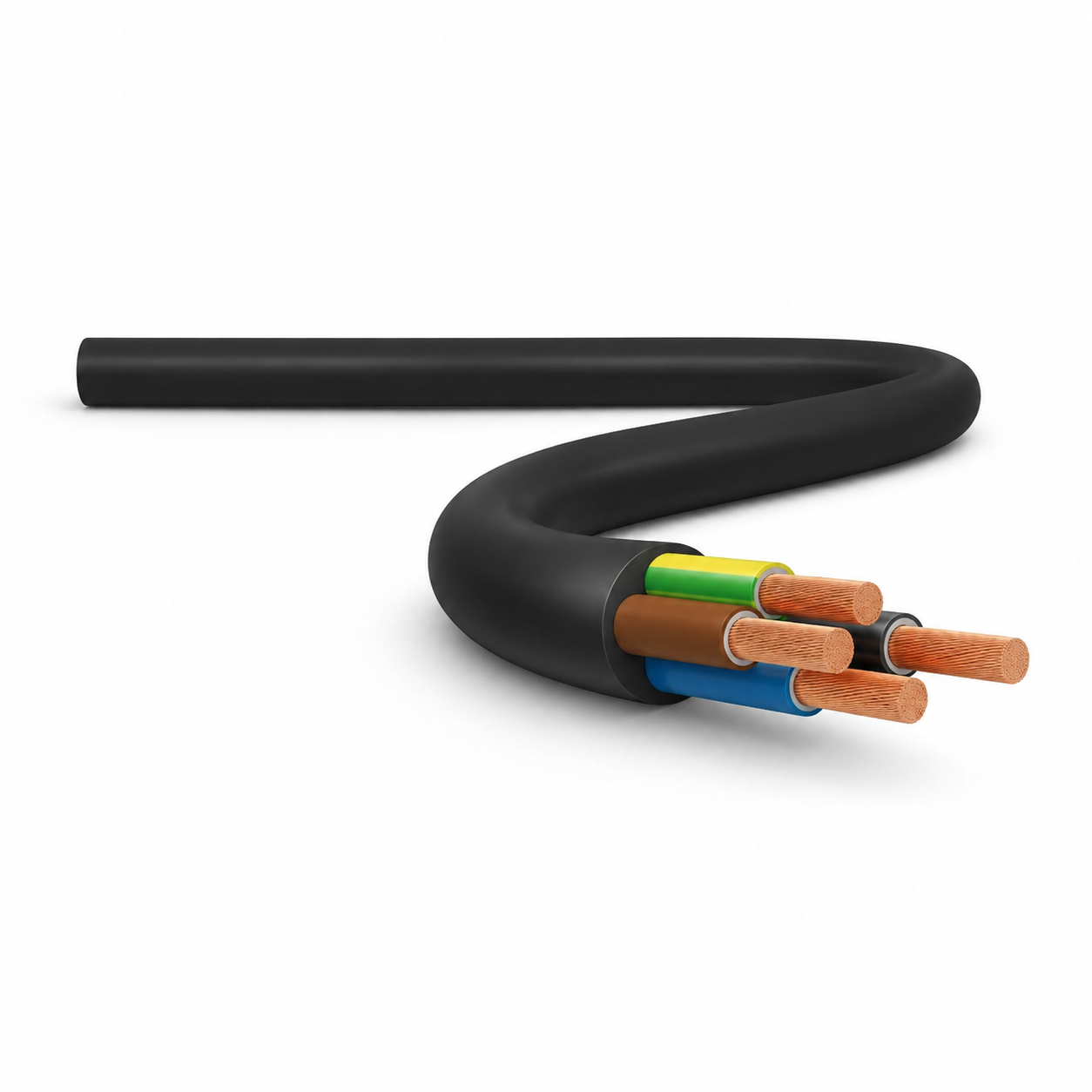 CABO PP FLEXIVEL 4X2.5MM 300V/500V PRETO (CABOPP4X25MM)