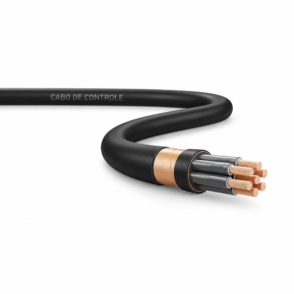 CABO CONTROLE 7X1.5MM 1KV SEM BLINDAGEM PRETO (CABO7X15MM)