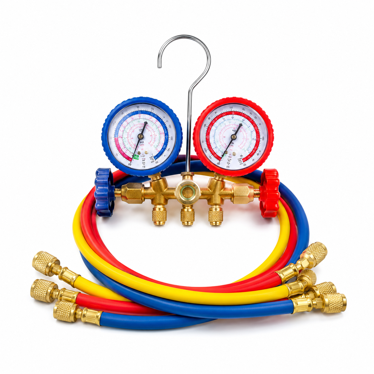 MANOMETRO MANIFOLD PARA AR CONDICIONADO GELADEIRA R12 R134A  (R12R134AR404A)