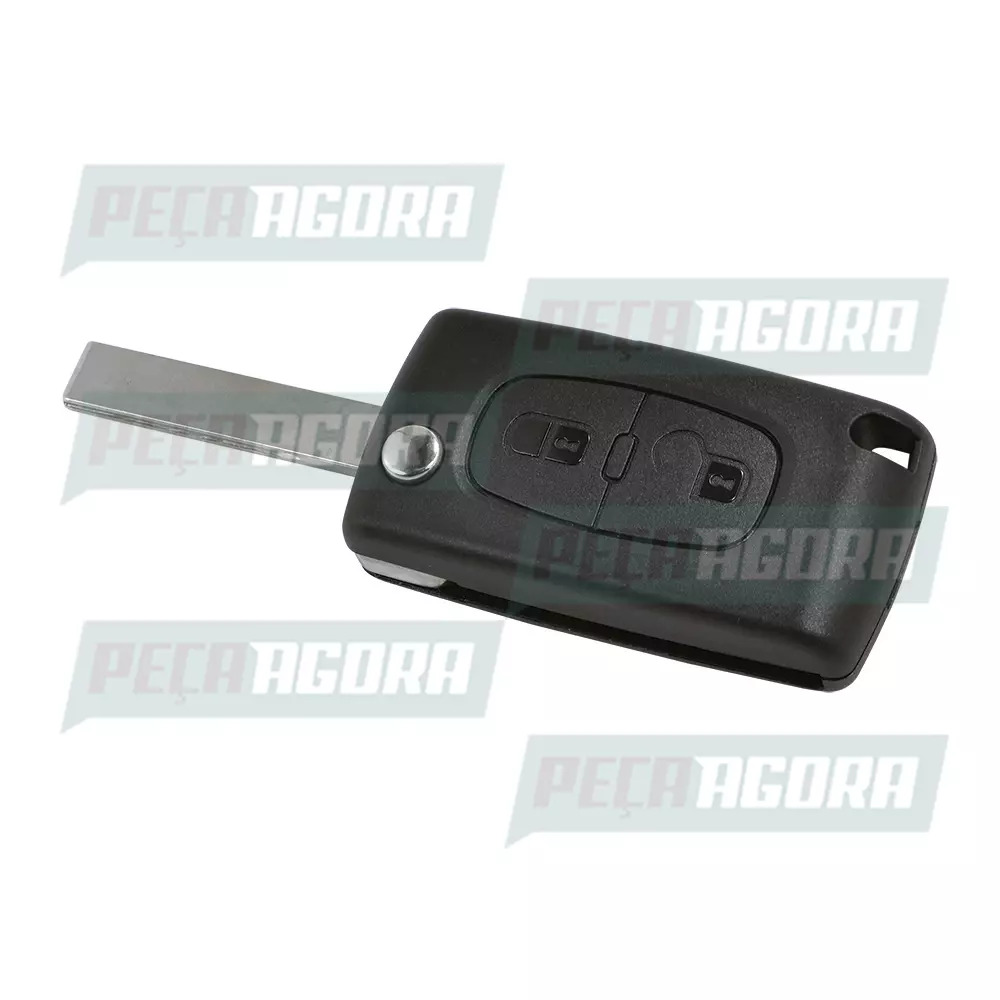 CHAVE CANIVETE COMPLETA CITROËN OCA 2 BOTÕES (16576)