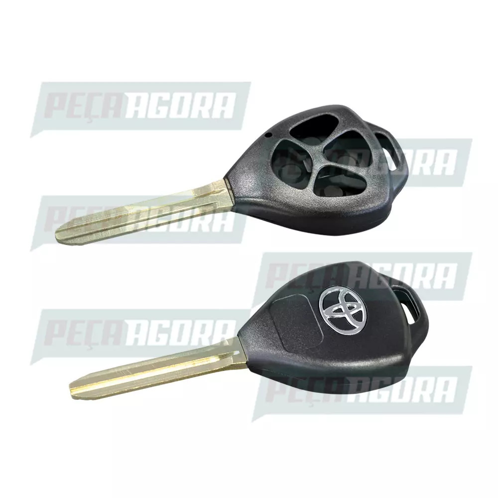 CHAVE TOYOTA HILUX G2 APOS 05 4 BOTÕES SEM SEGREGO OCA (60565)
