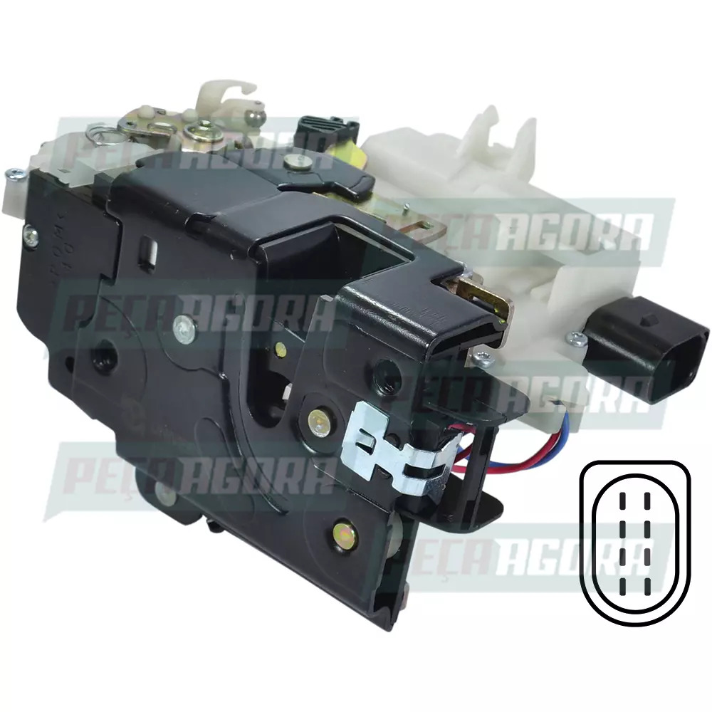 FECHADURA ELETRICA PORTA DIANTEIRA DIREITA GOLF PASSAT BORA (3B1837016AD,.-.)