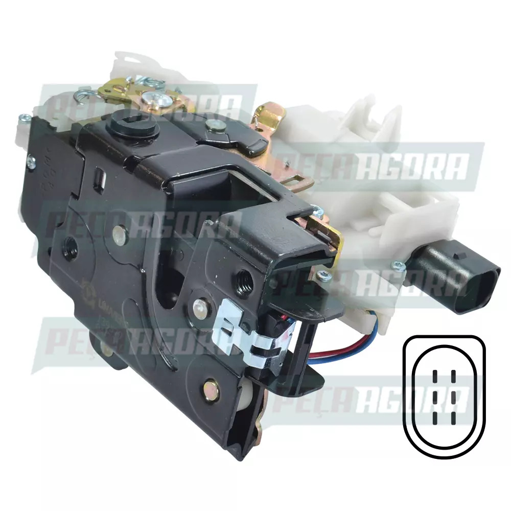 FECHADURA ELETRICA PORTA TRASEIRA DIREITA GOLF PASSAT BORA (3B4839016AM)