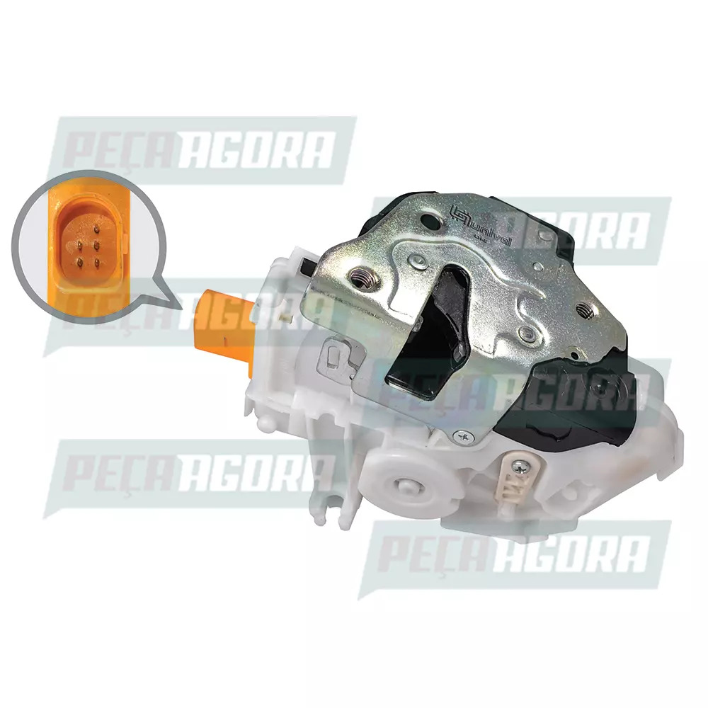 FECHADURA DIANTEIRA ESQUERDA ELETRICA VW GOL G6 VOYAGE G5 (5U1837015AE)