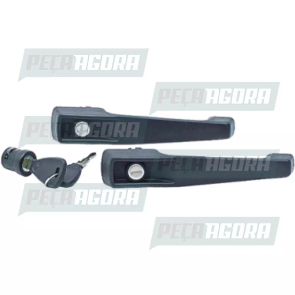 CONJUNTO MACANETAS CILINDROS PORTAS IGNICAO MERCEDES 709 909 (50226)