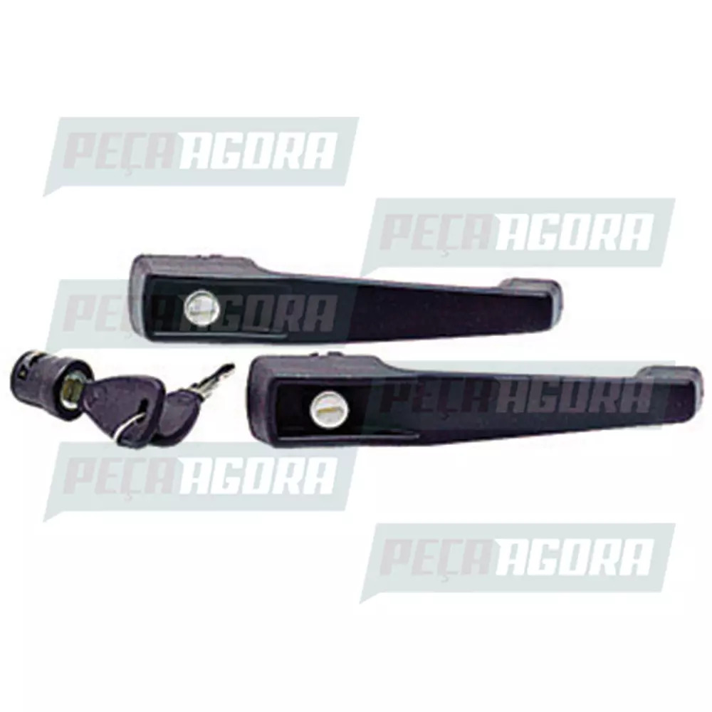 CONJUNTO MACANETAS CILINDROS PORTAS IGNICAO MERCEDES 709 909 (50288)