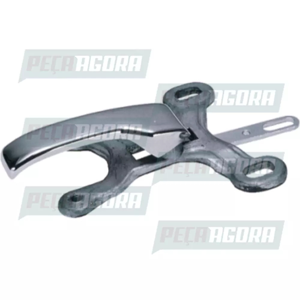 MACANETA INTERNA PORTA DIANTEIRA ESQUERDA CROMADA MB 608 (3087607061-ORI50289)