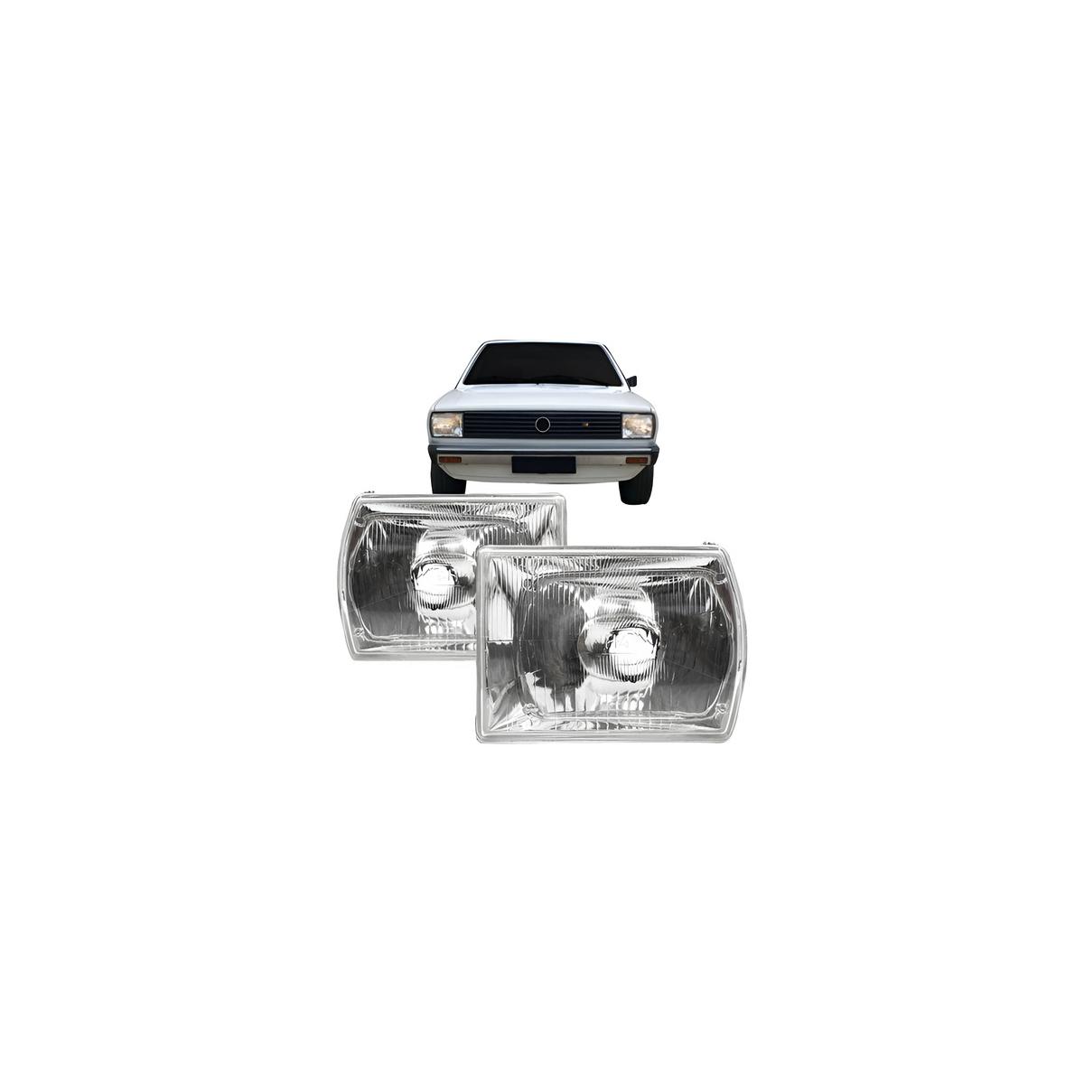 FAROL REFLETOR PLASTICO SOQUETE H4 SEM VIGIA INTERNO VW BRASILIA ANO 73/... VARI