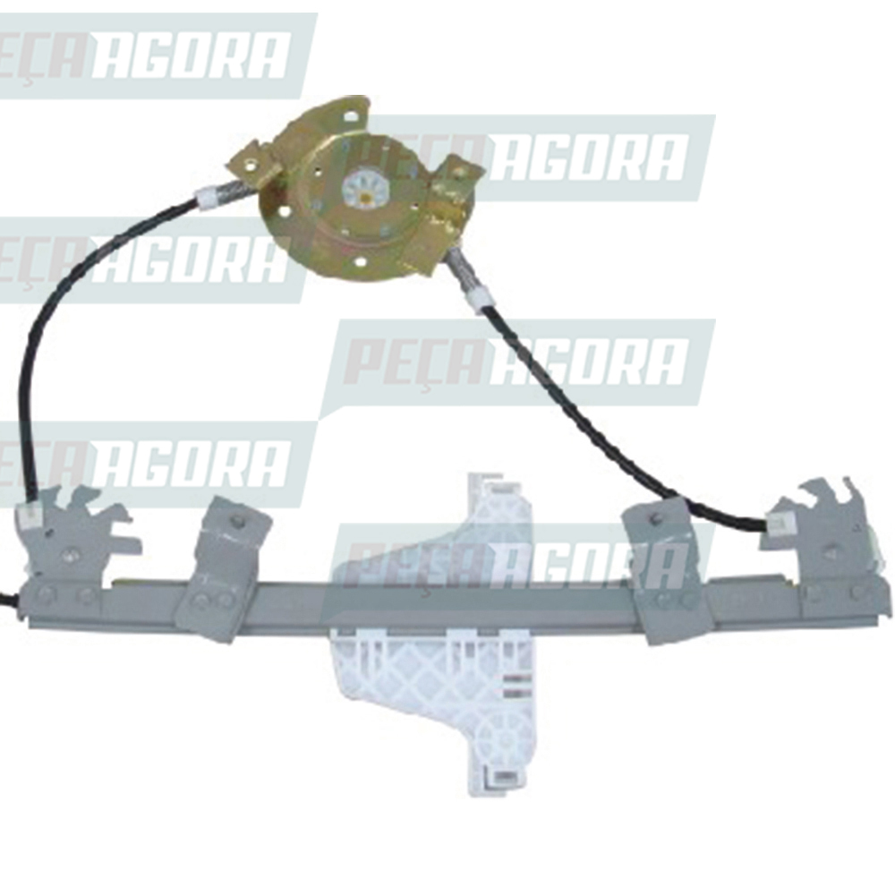 MAQUINA VIDRO ELETRICA TRASEIRA ESQ SEM MOTOR VOYAGE GOL G5 G6 G7 4 PORTAS (5U48