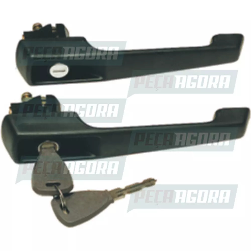 PAR MACANETAS PORTAS DIANTEIRAS MERCEDES BENZ 709 APOS 90 (6887607059PAR)