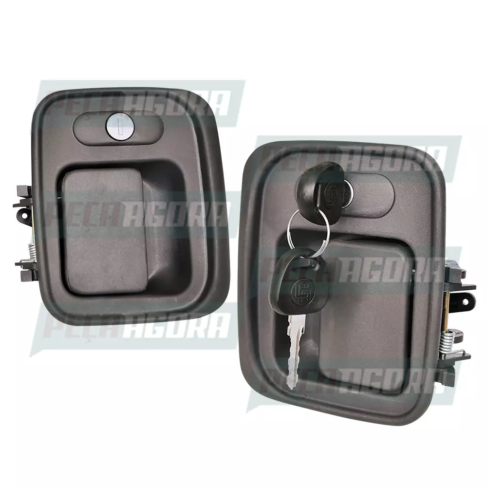 PAR DE MACANETAS PORTAS DIANTEIRAS MERCEDES BENZ ATRON - HPN (A6947607159)