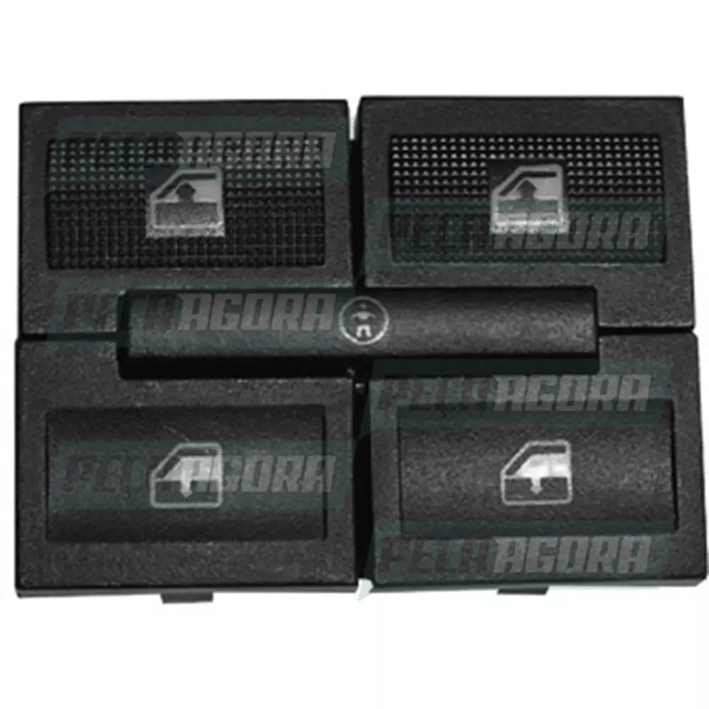 TECLA ACIONADORA VIDRO PORTA DIANTEIRA GOL PARATI POLO (373959851G)