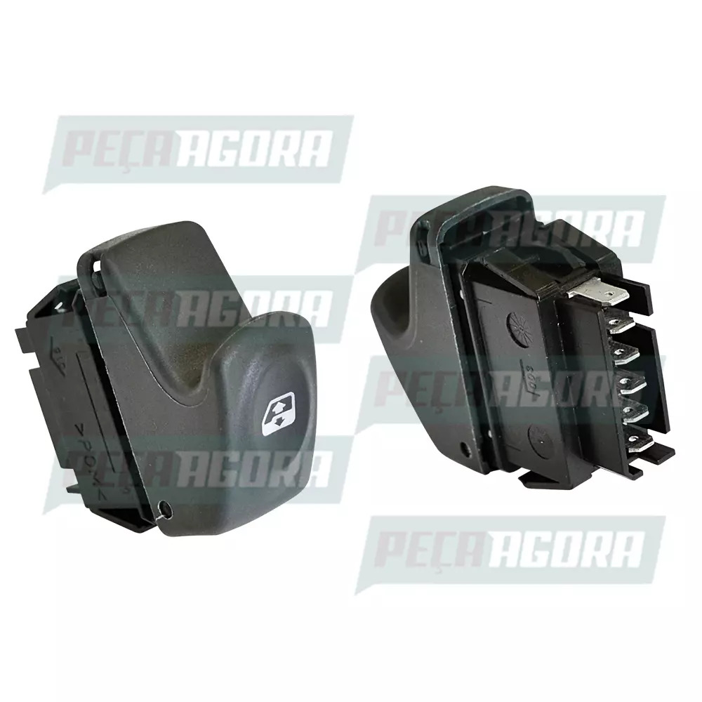 TECLA DO VIDRO SIMPLES RENAULT CLIO II APOS 99 (7700430000)