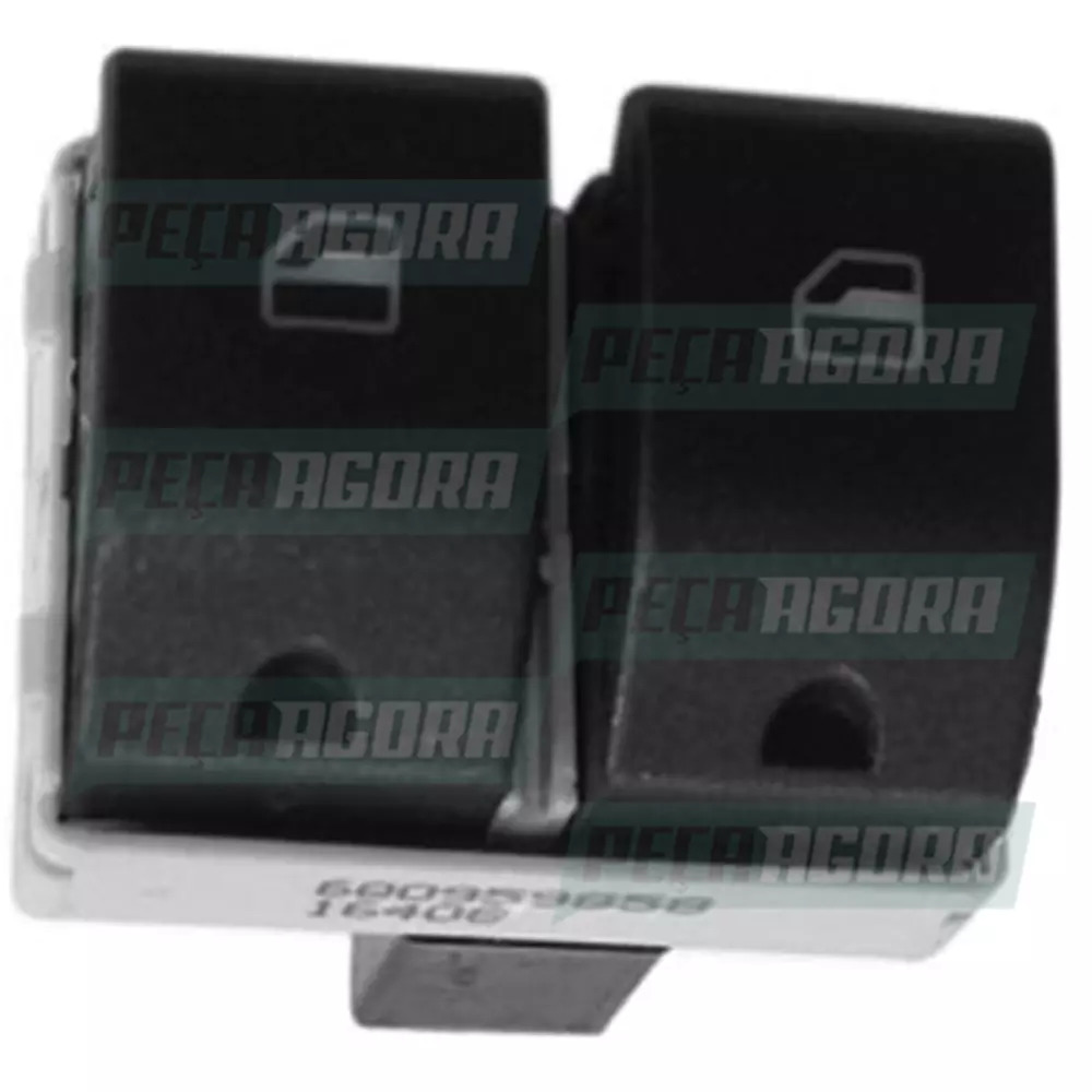TECLA DO VIDRO DUPLA CONECTOR ALTERNATIVO PORTA DIANT - VOLKSWAGEN FOX 03 À - G