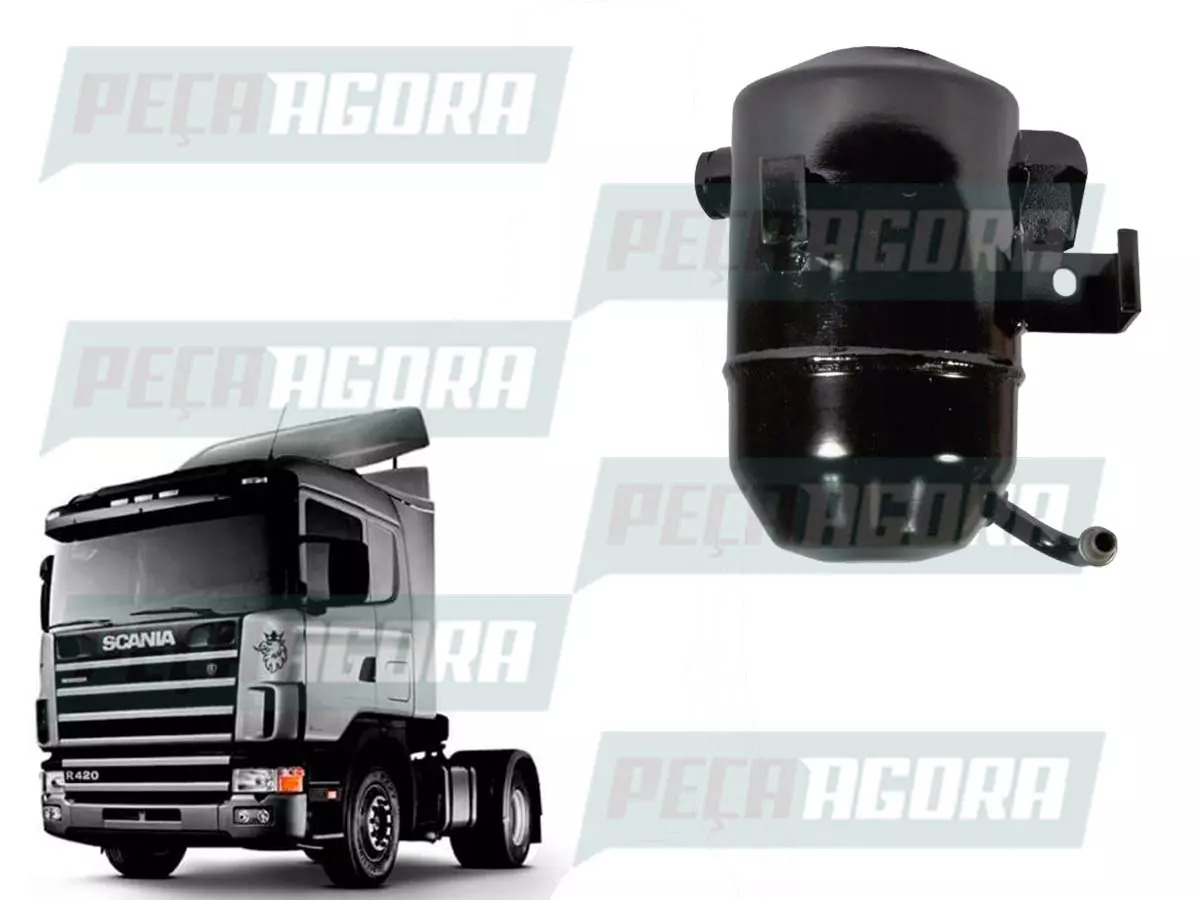 FILTRO SECADOR PARA SCANIA MODELO 4 SERIE PGR 2007 EM DIANTE (1772730)