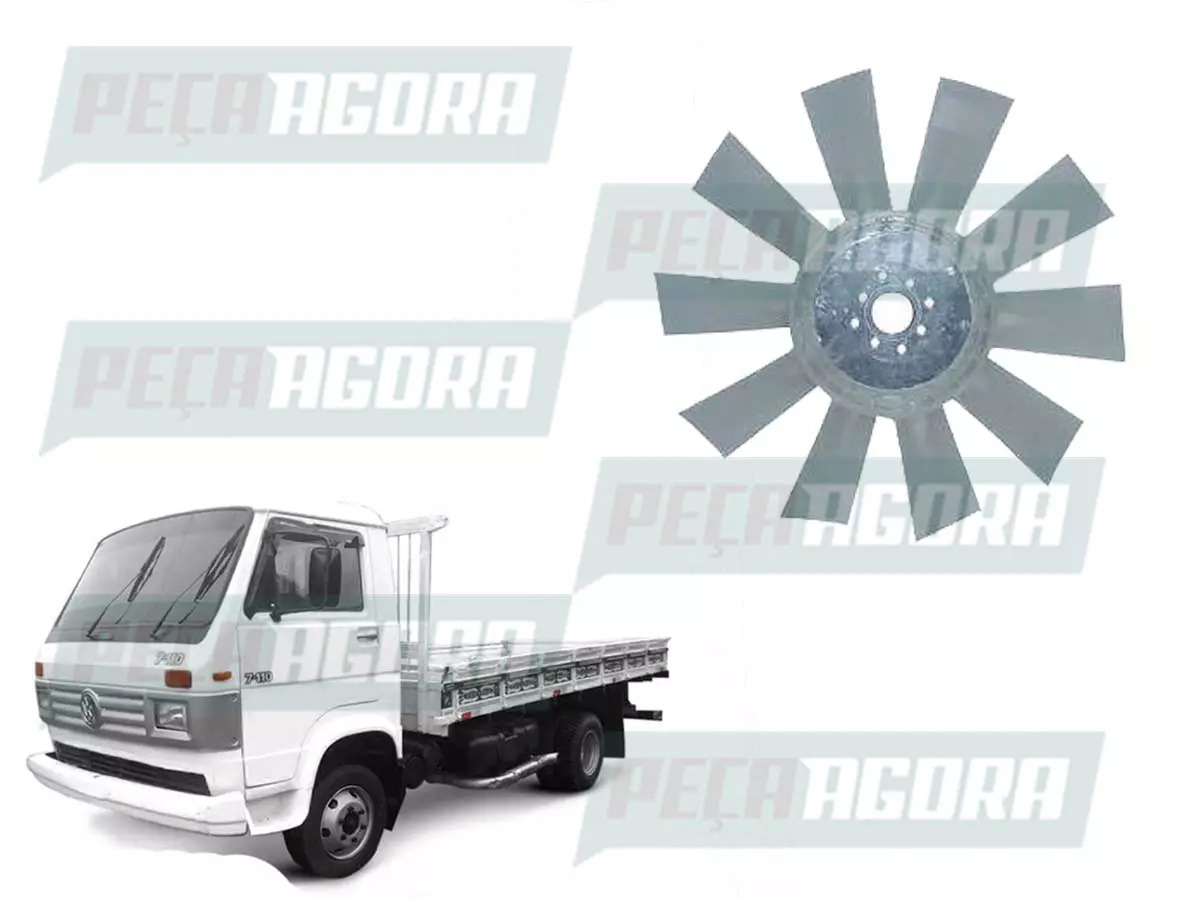 HELICE MOTOR 420MM 10 PAS PLASTICO VW 7100 8100 8140 ATE 97 MICRO 8150 9150 MWM 