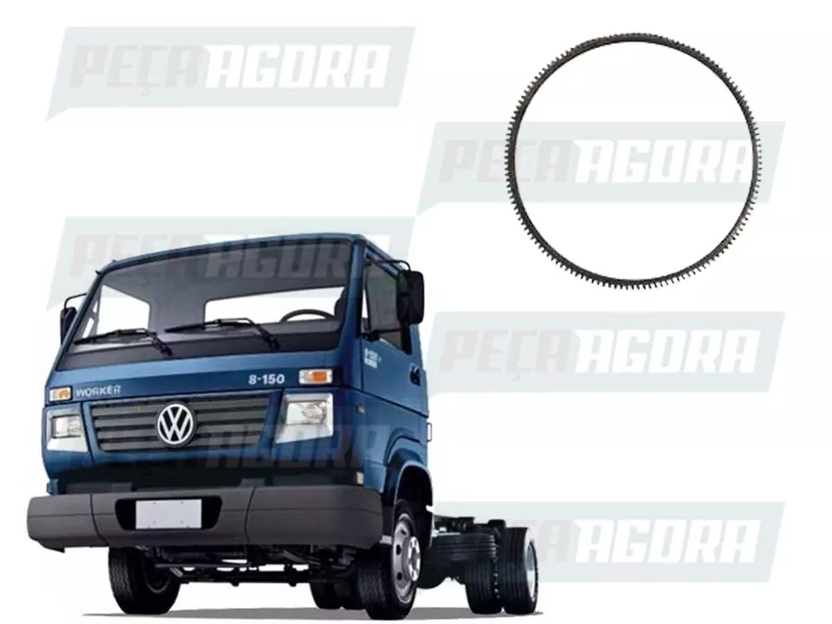 CREMALHEIRA VOLANTE MOTOR MWM X10 FINA 137 DENTES AGRALE VW (6013101065008)