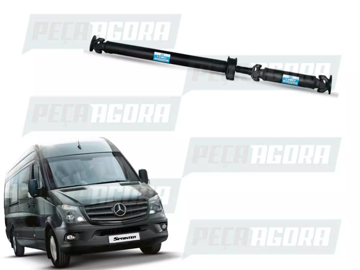 CARDAN COMPLETO 2 PARTES 1850 MM MB SPRINTER 311 415 515 2014 EM DIANTE MERCEDES