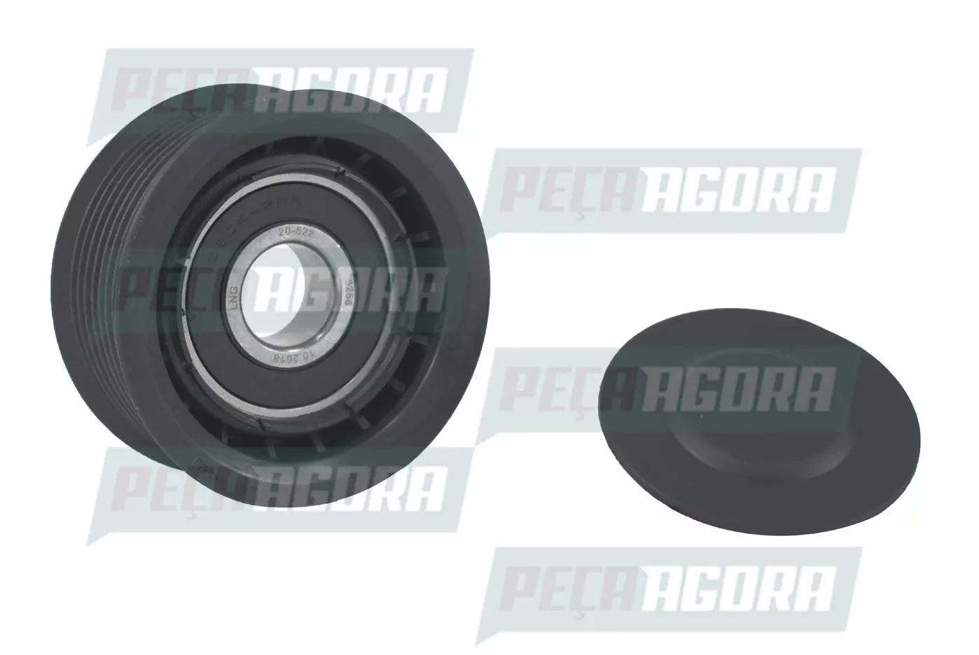 POLIA TENSORA CORREIA ESTRIADA PARA SCANIA SERIE 4 R164 480 R500 R580 PLASTICO (