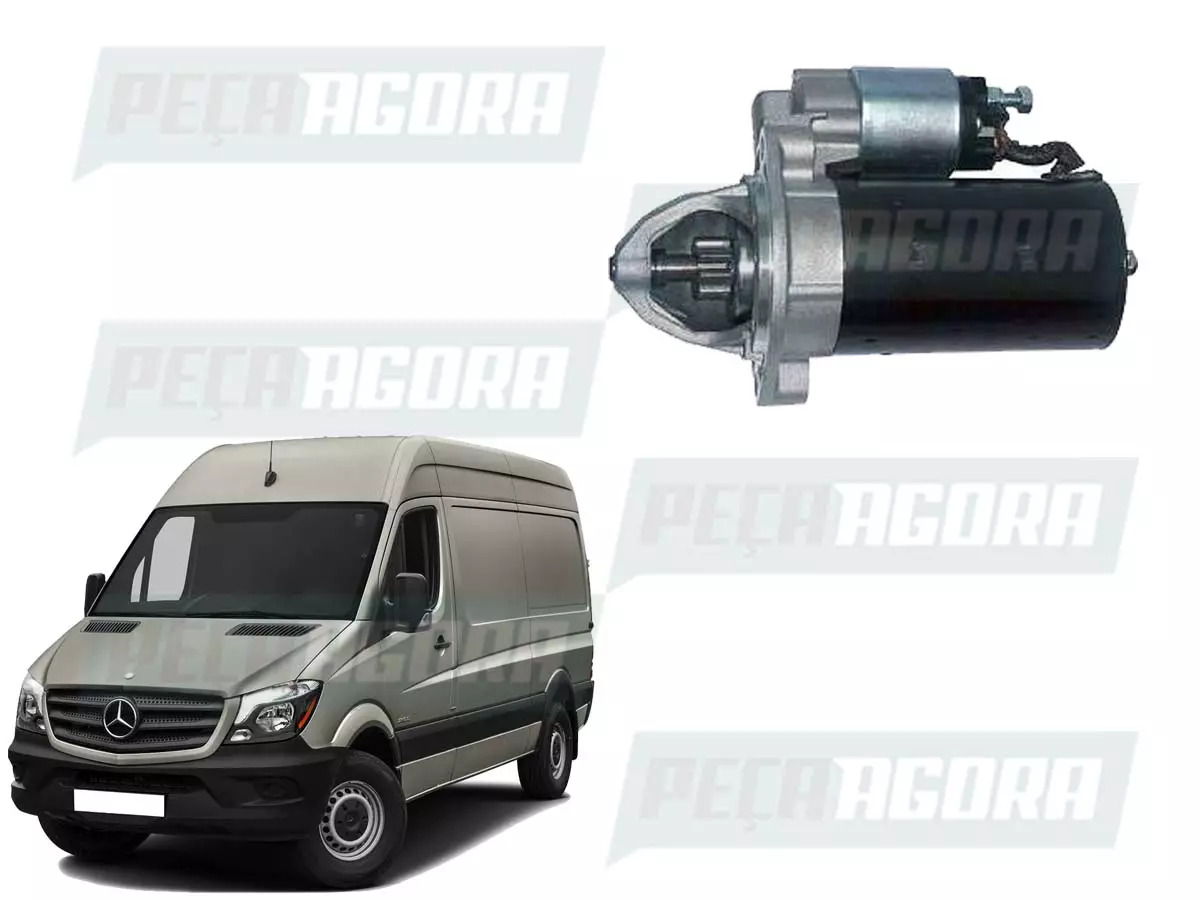 MOTOR DE PARTIDA 12V MB SPRINTER CDI MOTOR 316 416 2,7L (0051516601)