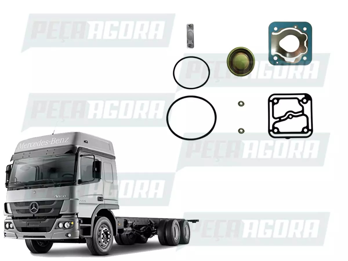 KIT REPARO COMPRESSOR MB ATEGO O500 URBANO MERCEDES BENZ  (4111540012)