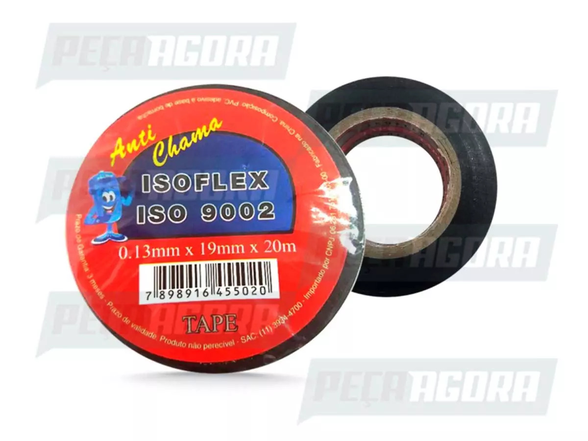 FITA ISOLANTE ANTI CHAMA ISOFLEX ROLO 20 METROS (IFO20)
