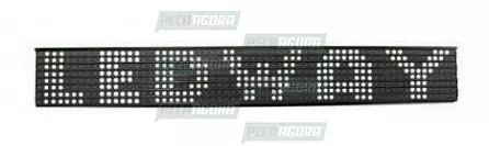 LETREIRO ELETRONICO COMPLETO LED(8 LINHAS) BRANCO (365634)