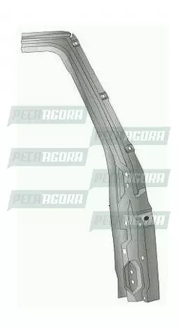 COLUNA EXTERNA PARABRISA ACO 709/710/1618/1620 ESQ (362608)
