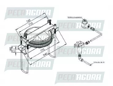 SUSPENSOR CARRETAS CHASSIS ATE 980MM C/ ABAS F 605 (433501)