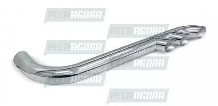 TUBO ESCAPE CROM. CURVO 3 SAIDAS 5POL 1.600MM (396140)