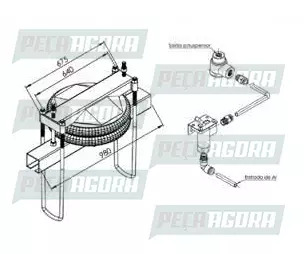 SUSPENSOR CARRETAS COM CHASSIS ATE 980MM F 608 (433536)