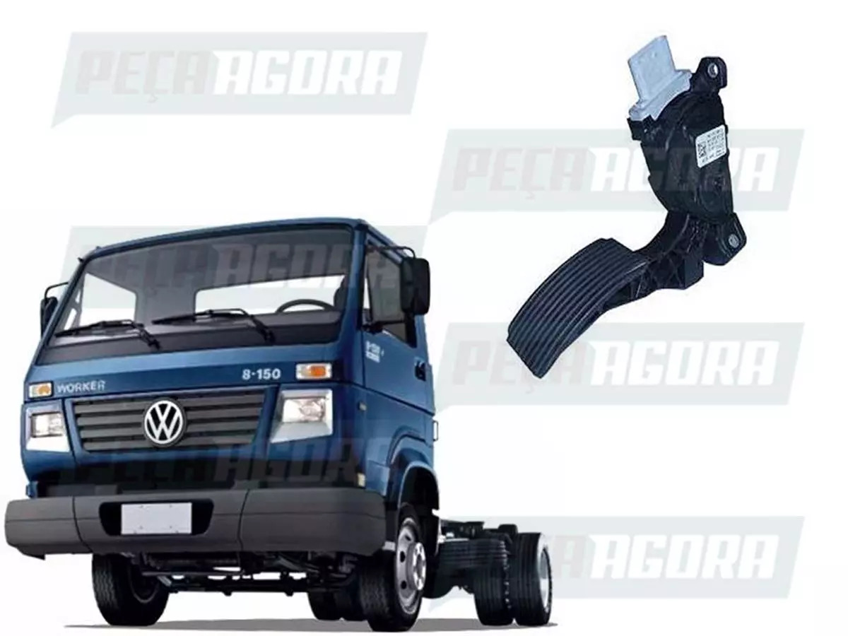 PEDAL ACELERADOR VW 8150 9150 13170 ELETRONICO VOLKSWAGEN  (2R0721503,)