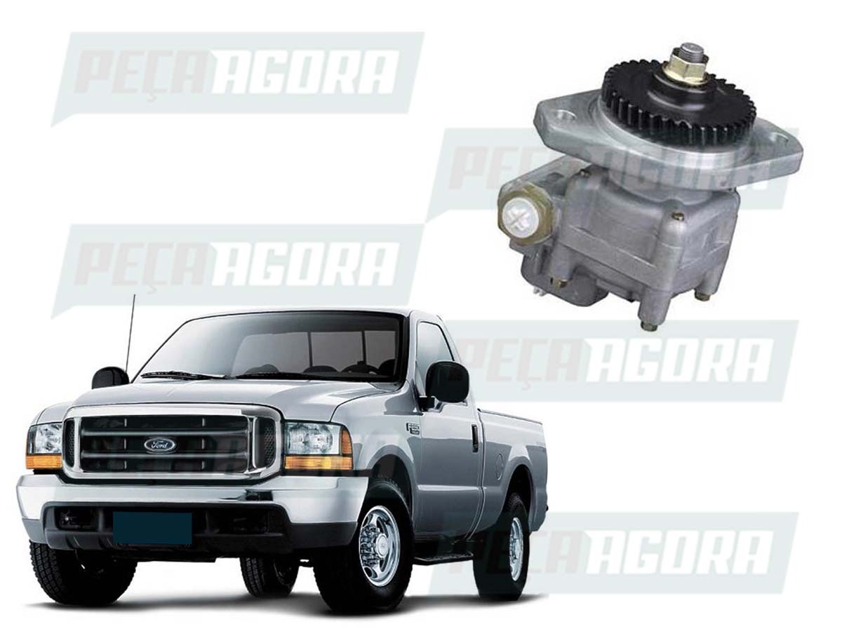 BOMBA DIRECAO HIDRAULICA FORD F250 F350 F4000 1998 A 2001 (XC353A674AB)