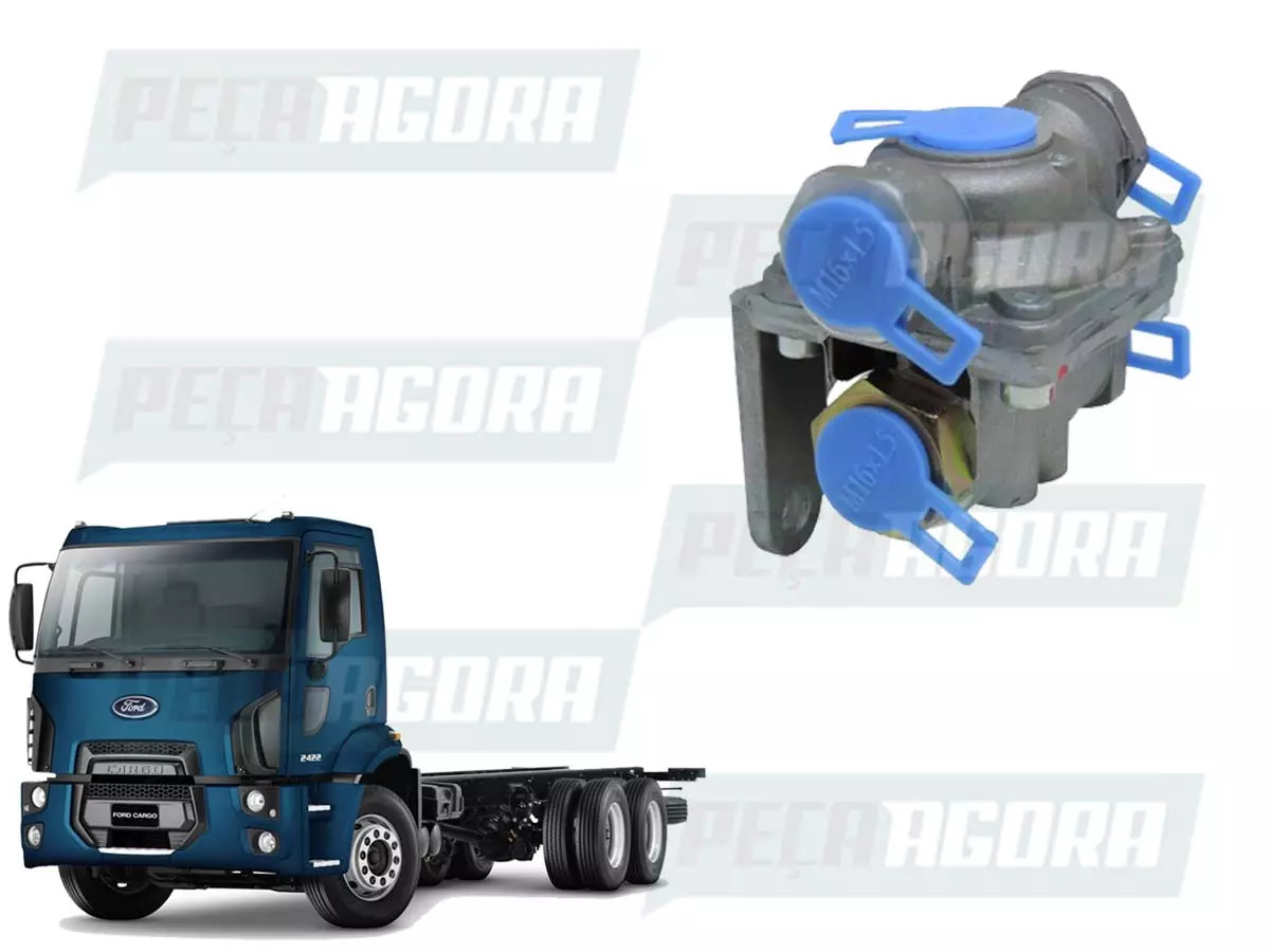 VALVULA DESCARGA RAPIDA FORD CARGO PARA IVECO TECTOR VERTIS NOVA DAILY ONIBUS EC