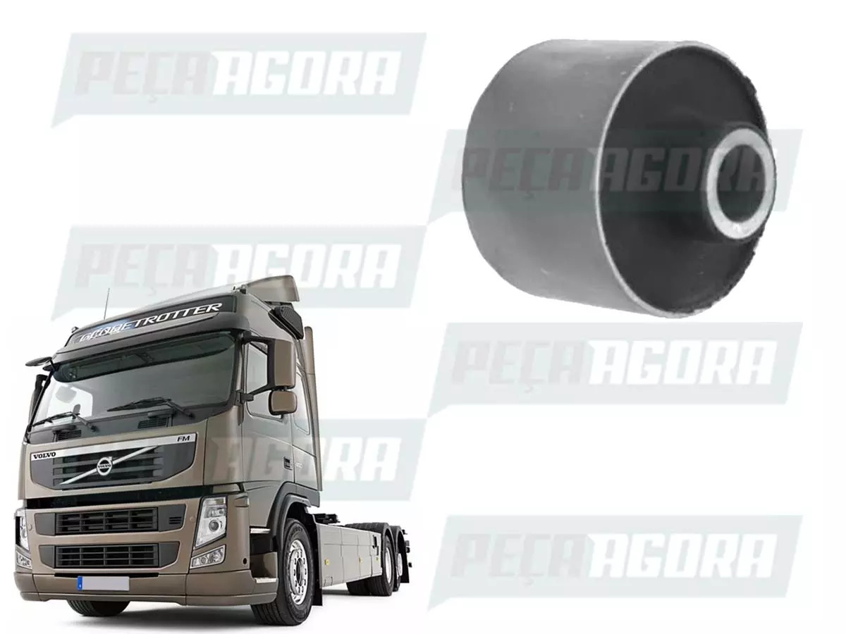 BUCHA TRASEIRA COM ARRUELA ARTICULACAO DA CABINE VOLVO VM (20757873)