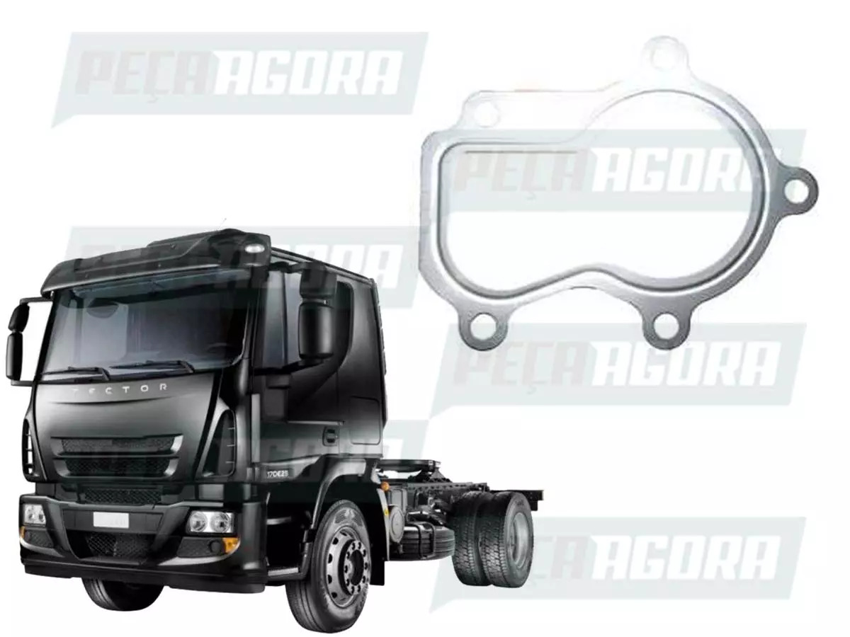JUNTA SAIDA TURBINA ESCAPE PARA IVECO EUROCARGO TECTOR TODOS EXCETO 160E21 160E2