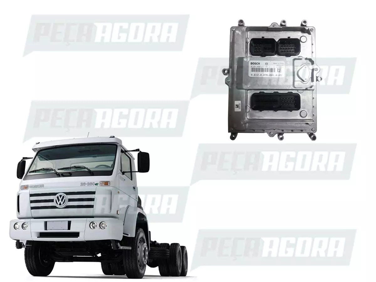 MODULO ELETRONICO CONTROLE MWM X12 VOLKSWAGEN 26260 WORKER NOVO (2R0906012F.)