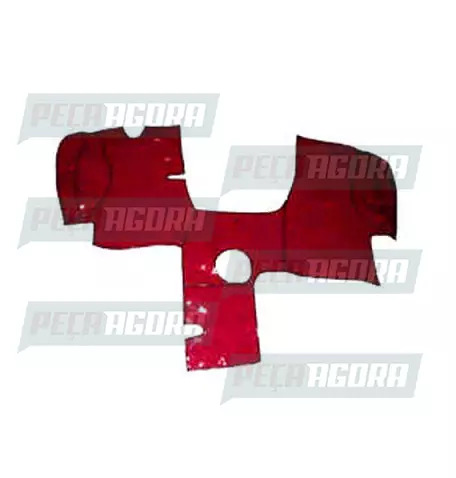 TAPETE VINIL MERCEDES-BENZ 710 2008 - VERMELHO (420024)