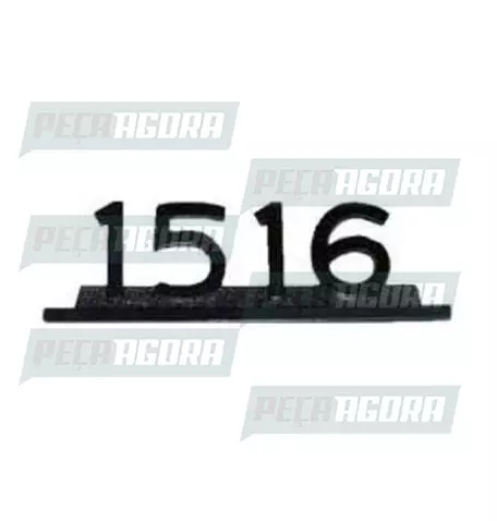 EMBLEMA ZAMAC PRETO''1516'' (101172)